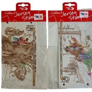 Hans Christian Andersen Jersey Postage Stamps Souvenir International Stamp Set